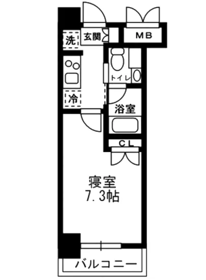 レジディア月島3 703