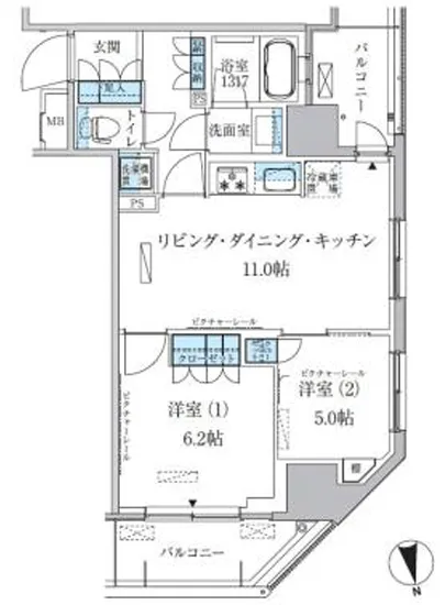 パークアクシス上野松が谷 1303