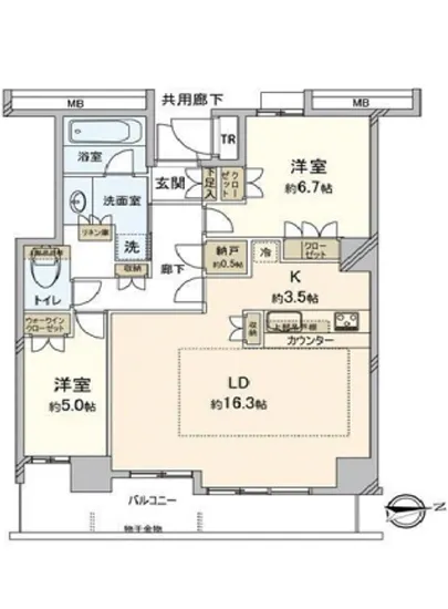 豊洲シエルタワー 34F