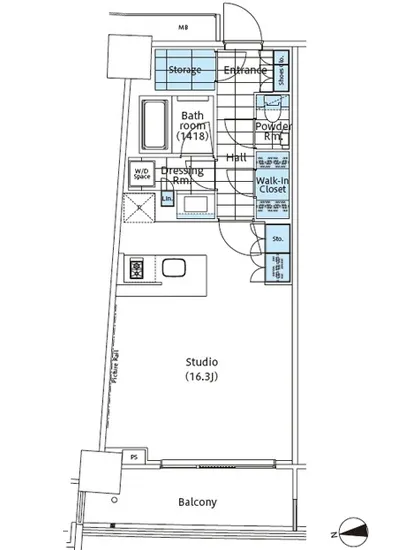 コンフォリア新宿イーストサイドタワー 18F