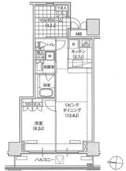 ブリリアイスト東雲キャナルコート 304