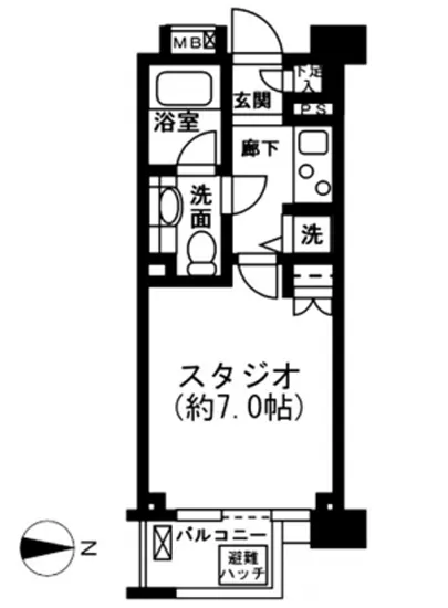 レジディア新宿イースト2 407