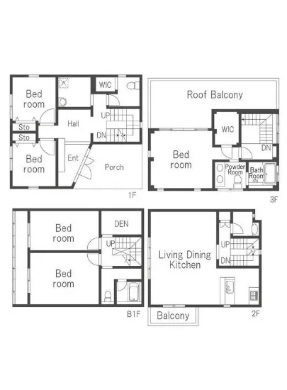 広尾ハウス(戸建住宅) 1F