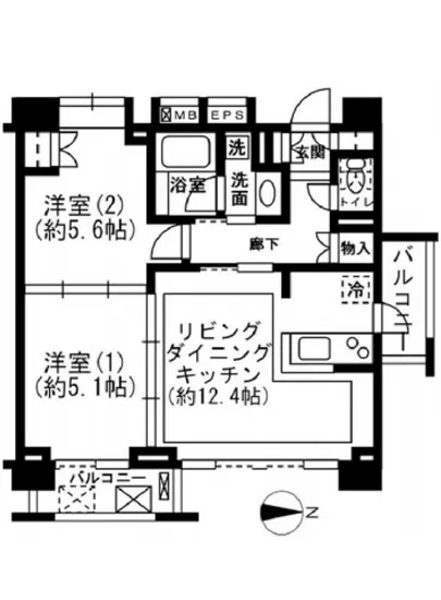 レジディア新宿イースト2 701