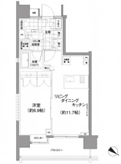 パークハビオ渋谷神山町 407