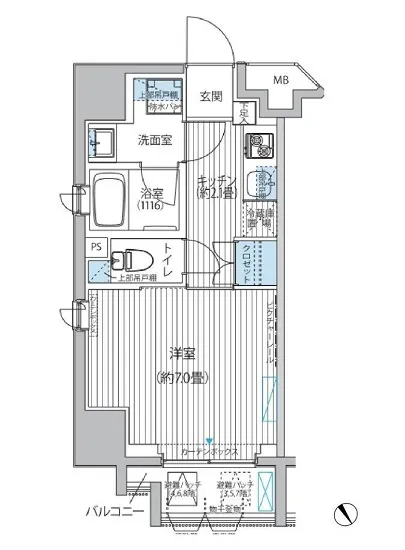 サイプレス御成門 602