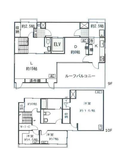 広尾セントラルハイツ 9F