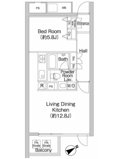 プライムアーバン市谷仲之町 507