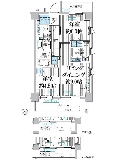 メゾンカルム市谷仲之町 601