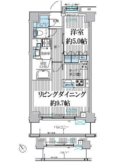 メゾンカルム市谷仲之町 208