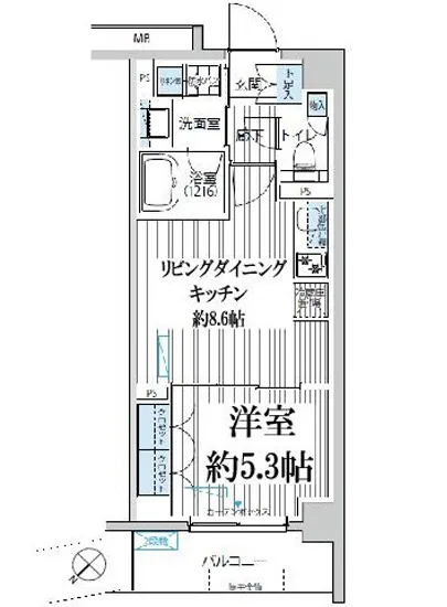 メゾンカルム市谷仲之町 108