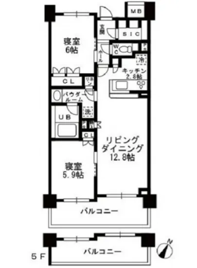 シャンピアグランデ深沢 508