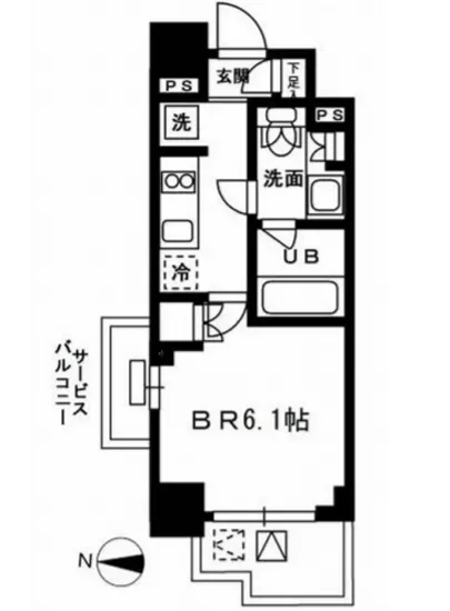 レジディア新宿イースト3 301