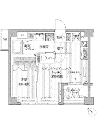 シティカレント目黒学芸大学 202