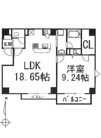 アビタシオンボヌール神南 401