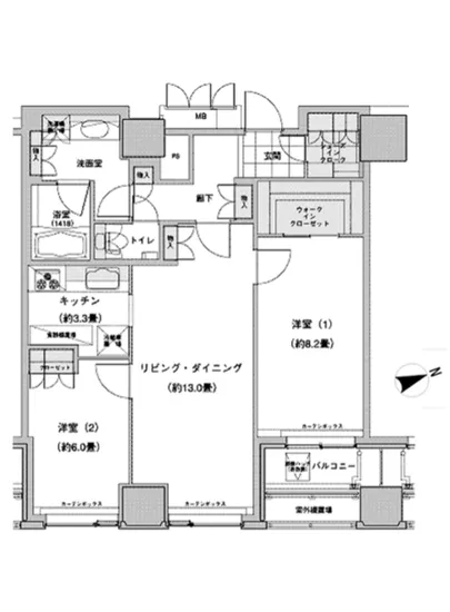 ウエストパークタワー池袋 2508