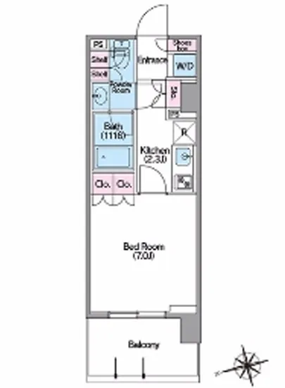 コンフォリア東新宿ステーションフロント 505