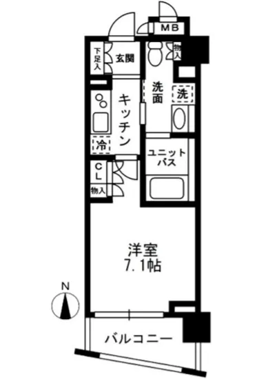 レジディア中落合 A-308