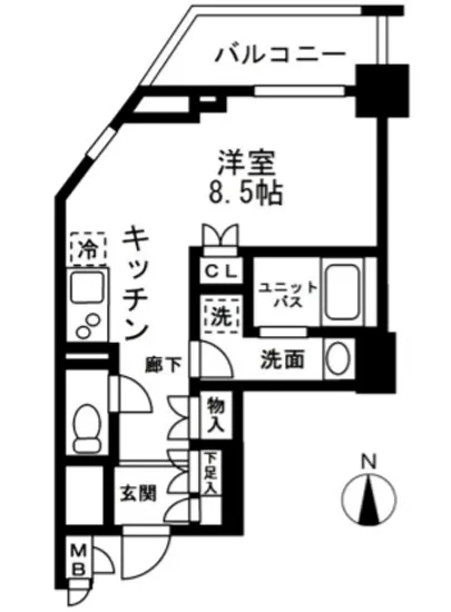 レジディア中落合 A-402