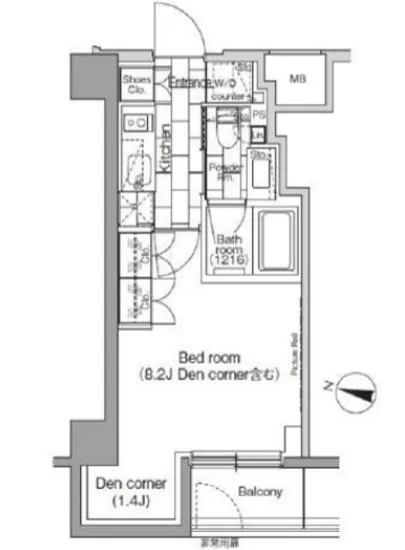 パークハビオ日本橋蛎殻町 102