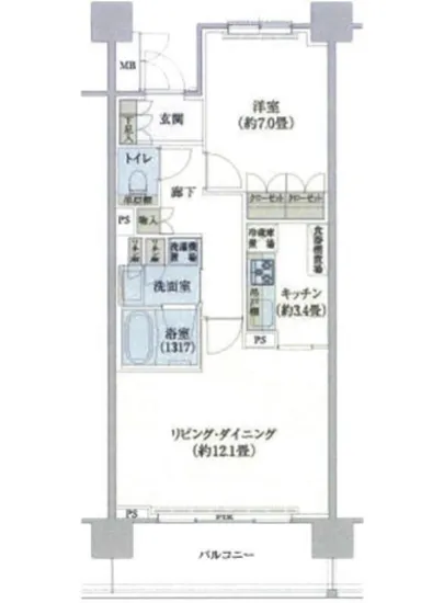 リージア経堂テラスガーデン 707