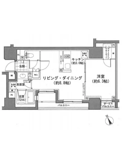 パークハビオ八丁堀 205