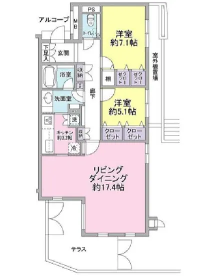 プレステージ野沢 104