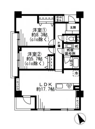 レジディア六本木檜町公園 301