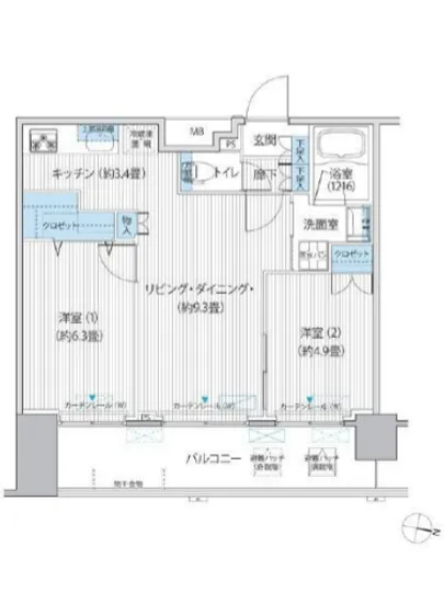 コスモグランス南品川 1405