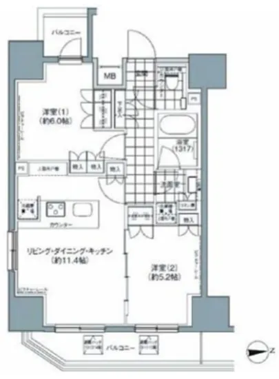 パークハビオ上野3丁目 901