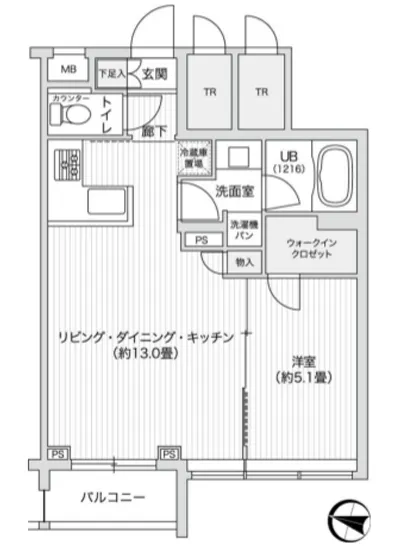 レジディア笹塚2 213