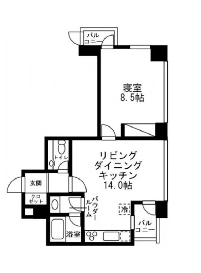 レジディアタワー麻布十番 1701