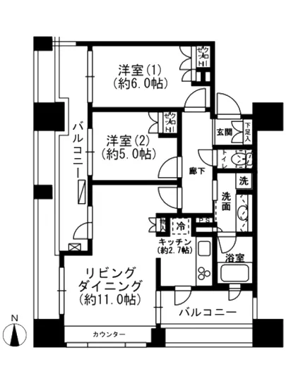 レジディア市ヶ谷 806