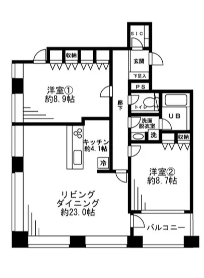 レジディアタワー麻布十番 1803