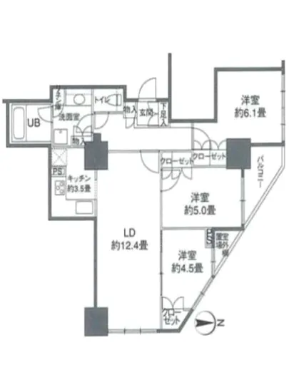 カスタリアタワー品川シーサイド 1607