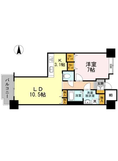 品川シーサイドビュータワー I-516