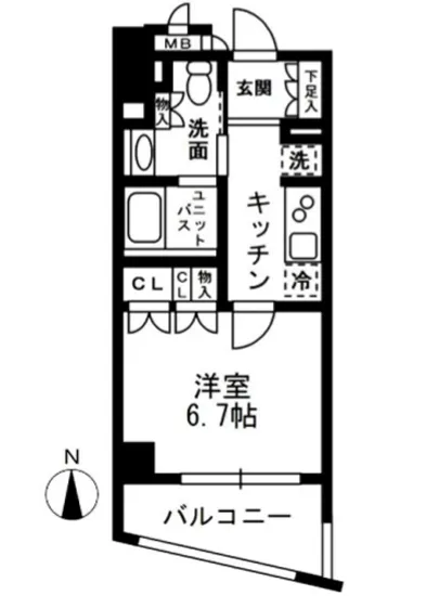 レジディア中落合 A-106