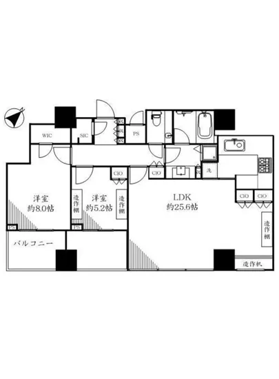 シティタワー麻布十番 33F