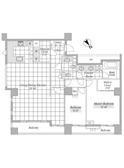 パークマンション六本木 4F