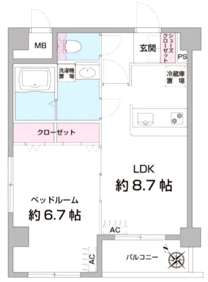 フォルトゥナ日本橋 1101