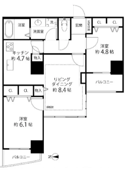 河田町ガーデン 2-701