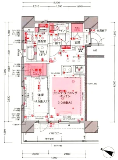 ルジェンテ目黒 11F