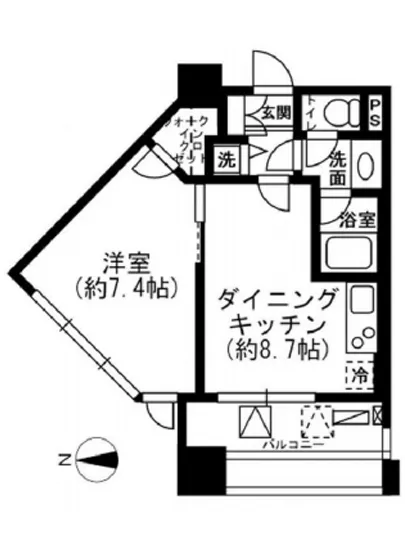 レジディア市ヶ谷 905