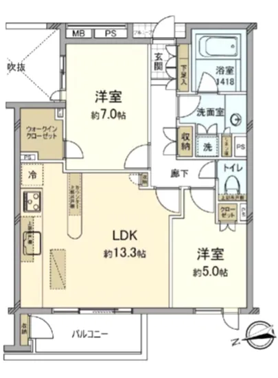 プレステージ野沢 3F