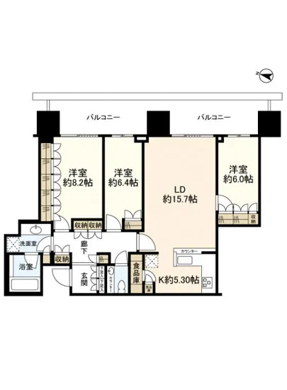 二子玉川ライズタワー&レジデンス E-38F