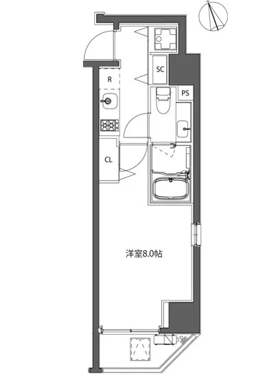 カーサスプレンディッド虎ノ門 1203