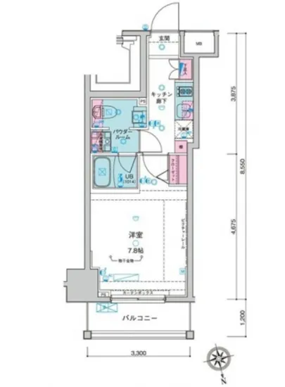 ジェノヴィア新宿御苑グリーンヴェール 7F