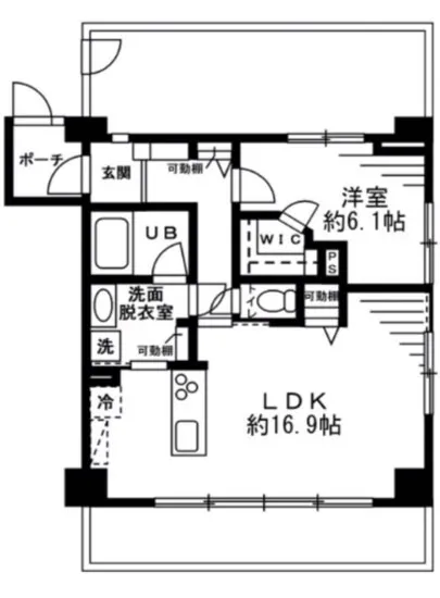 レジディア六本木檜町公園 703