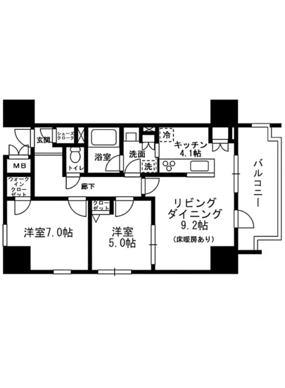 レジディア町屋 1301