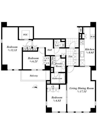 グランドヒルズ一番町 5F